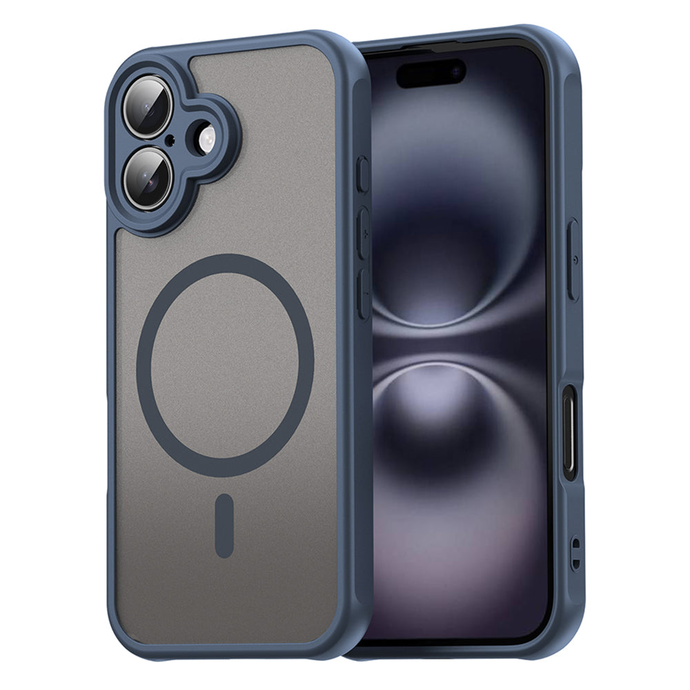 Θήκη MagSafe για Apple iPhone 16 Plus, Techsuit, HaloFrost II, Μπλε Σκούρο