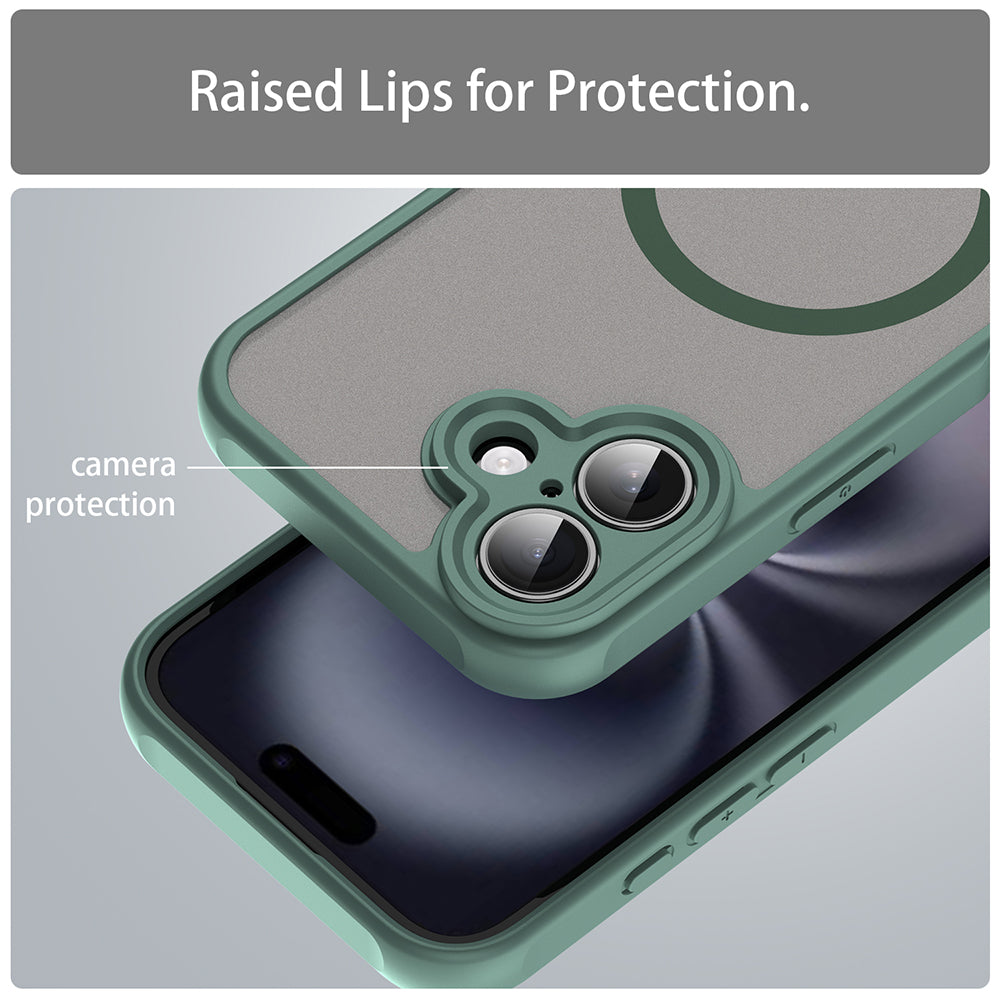 Θήκη MagSafe για Apple iPhone 16 Plus, Techsuit, HaloFrost II, Πράσινο