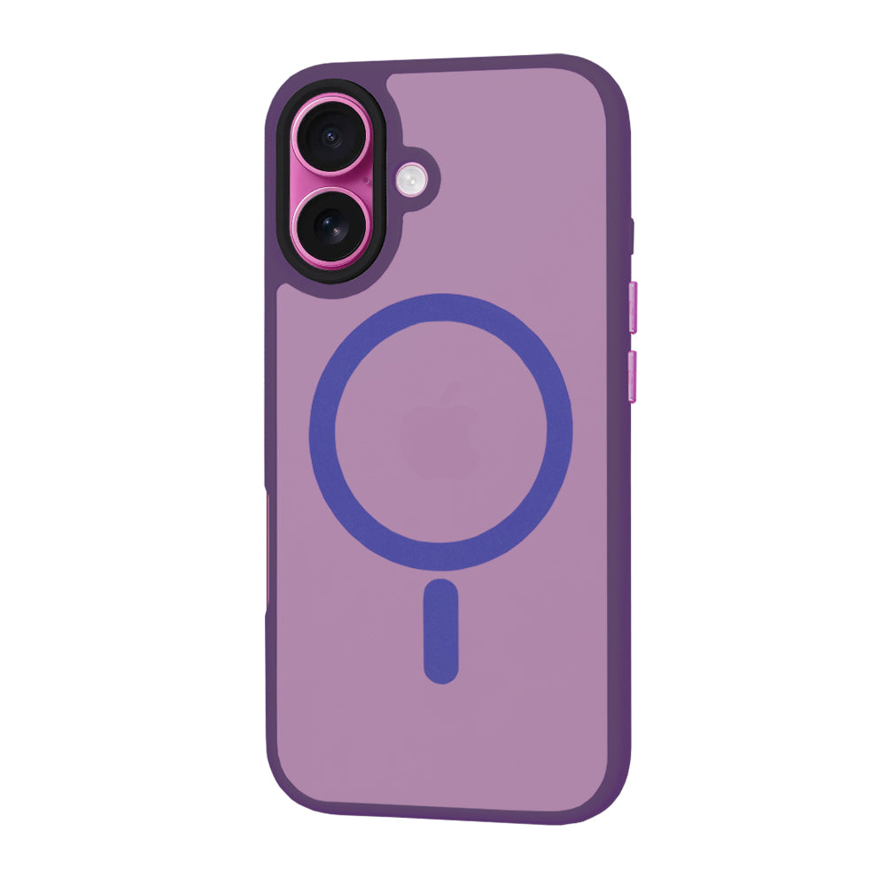 Θήκη MagSafe για Apple iPhone 16 Plus, Techsuit, HaloFrost, Σκούρο Μωβ