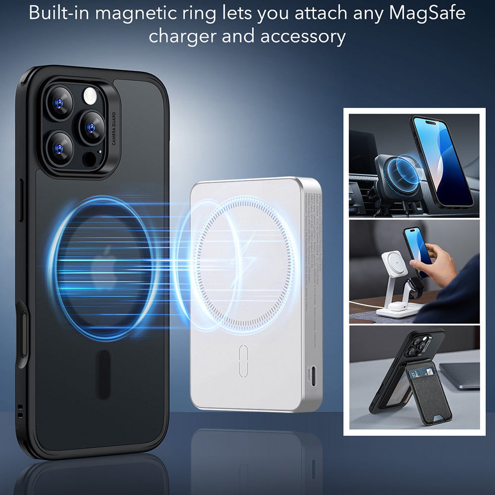 Θήκη MagSafe για Apple iPhone 16 Pro, ESR, Classic Hybrid, Ματ Μαύρη