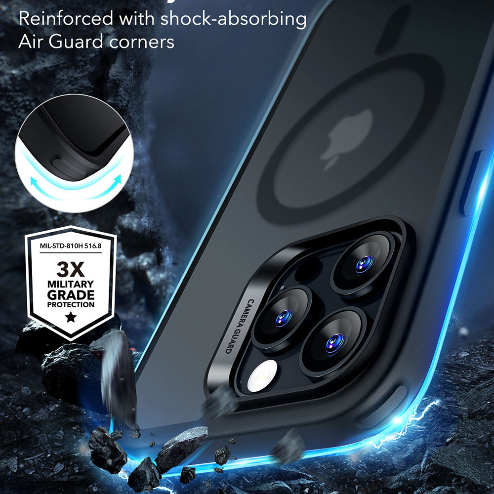 Θήκη MagSafe για Apple iPhone 16 Pro, ESR, Classic Hybrid, Ματ Μαύρη