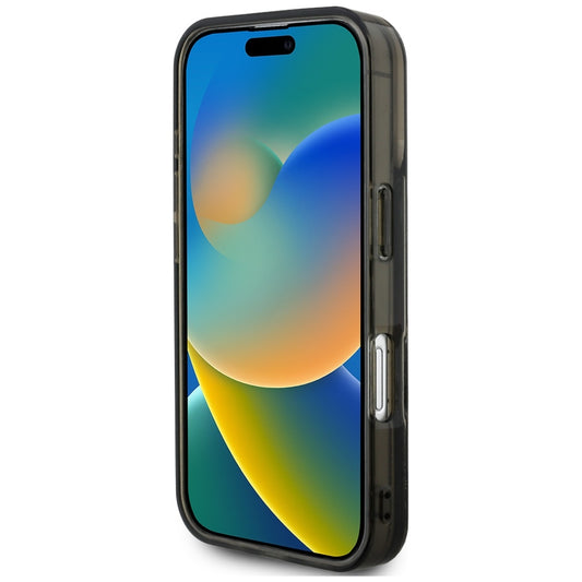 Θήκη MagSafe για Apple iPhone 16 Pro Max, Karl Lagerfeld, Liquid Glitter Choupette Logo, Μαύρη