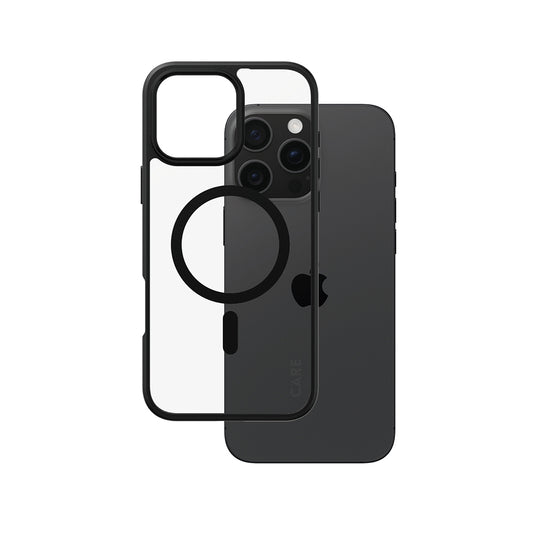 Θήκη MagSafe για Apple iPhone 16 Pro Max, PanzerGlass, Care Urban Combat, Διάφανη Μαύρη