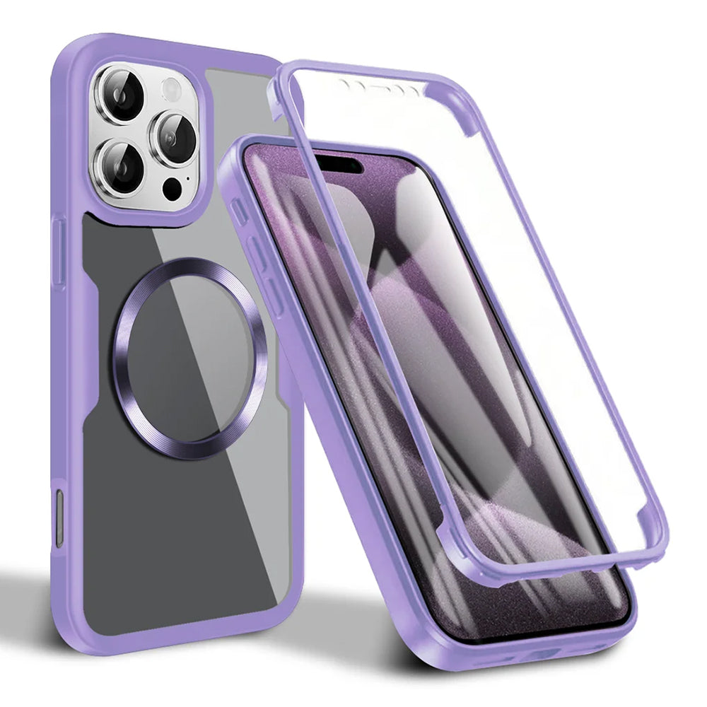 Θήκη MagSafe για Apple iPhone 16 Pro Max, Techsuit, ColorVerse 360, Μωβ