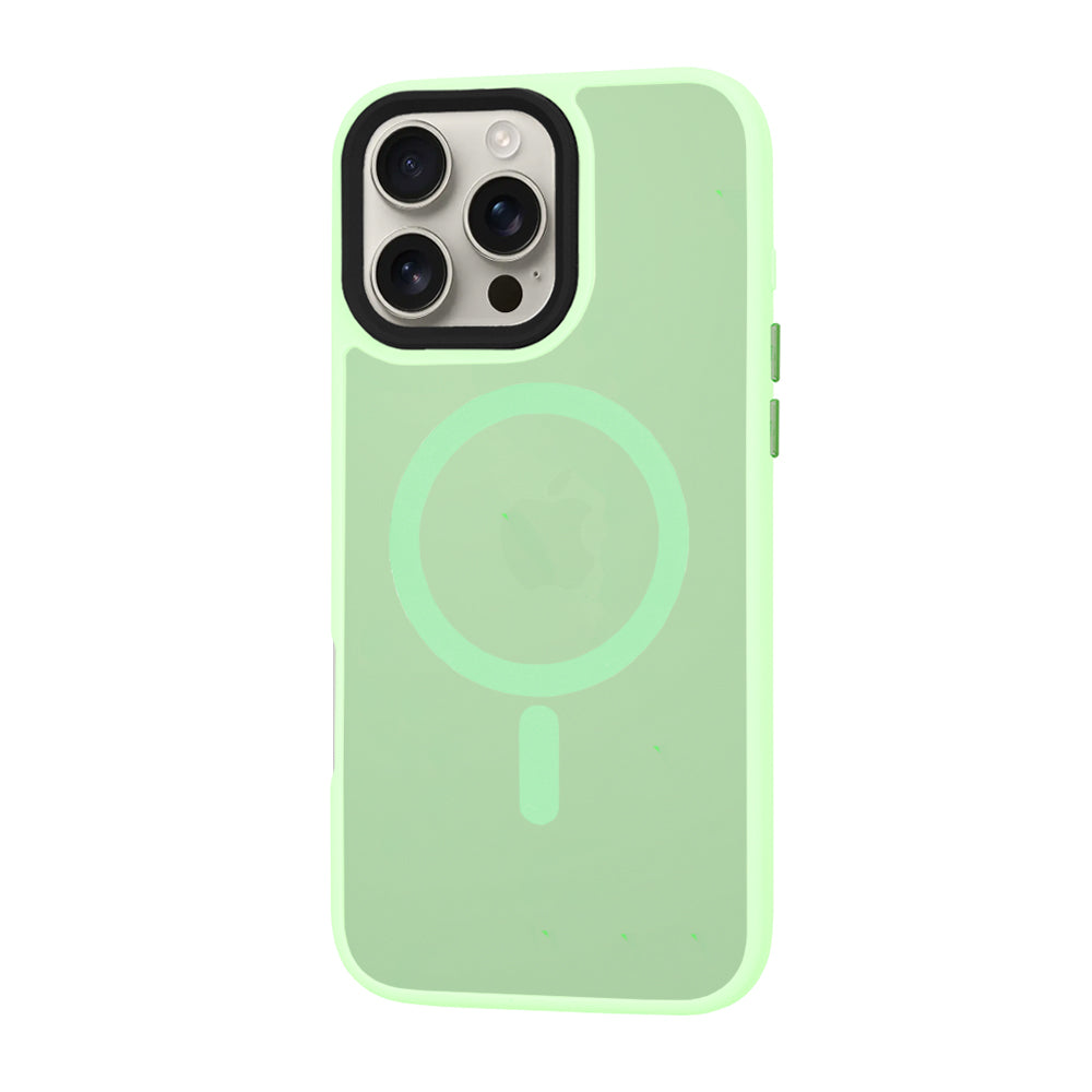 Θήκη MagSafe για Apple iPhone 16 Pro Max, Techsuit, HaloFrost, Ανοιχτό Πράσινο