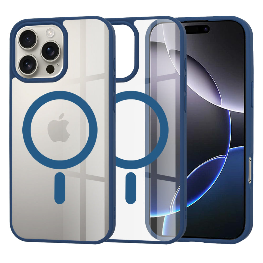 Θήκη MagSafe για Apple iPhone 16 Pro Max, Techsuit, Pro, Μπλε