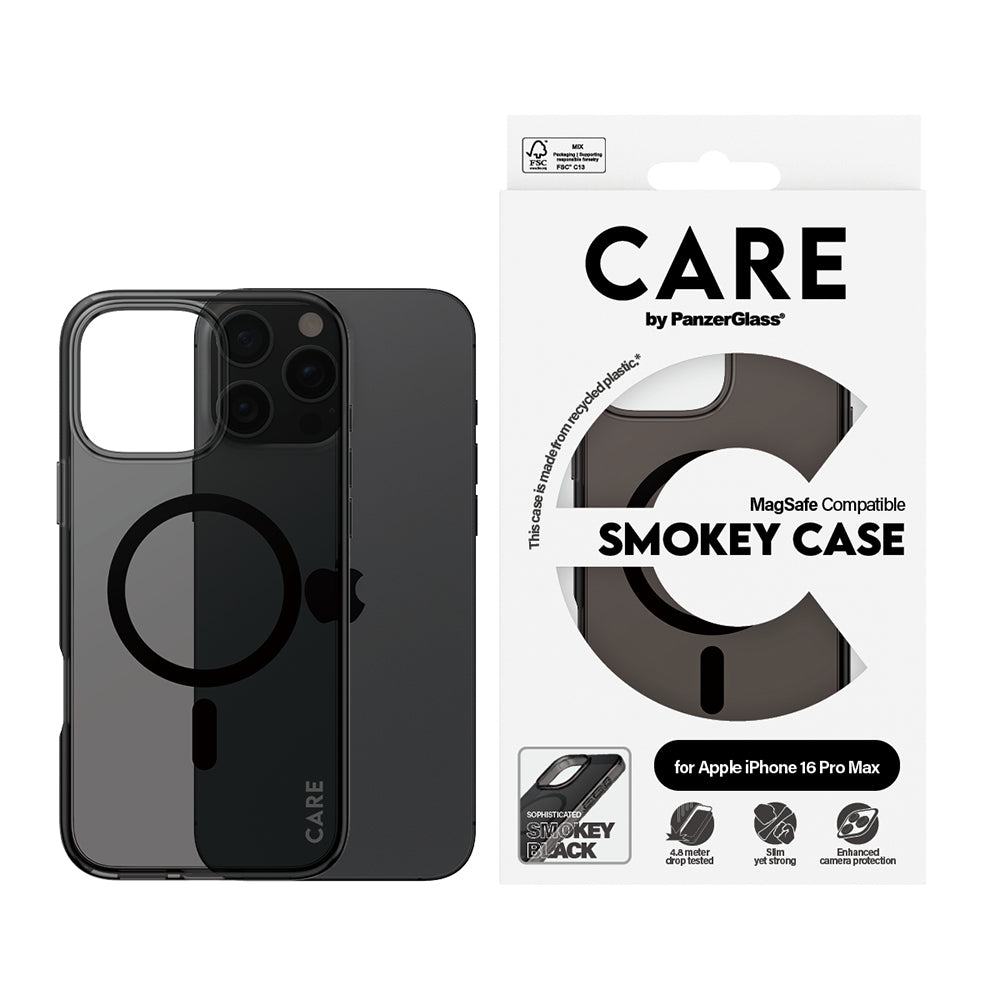 Θήκη MagSafe για Apple iPhone 16 Pro, PanzerGlass, Care Urban Combat, Μαύρη