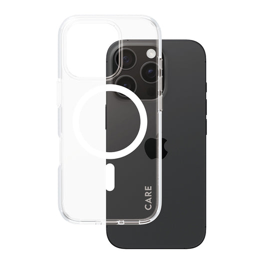 Θήκη MagSafe για Apple iPhone 16 Pro, PanzerGlass, Care Urban Combat, Διαφανής Λευκή