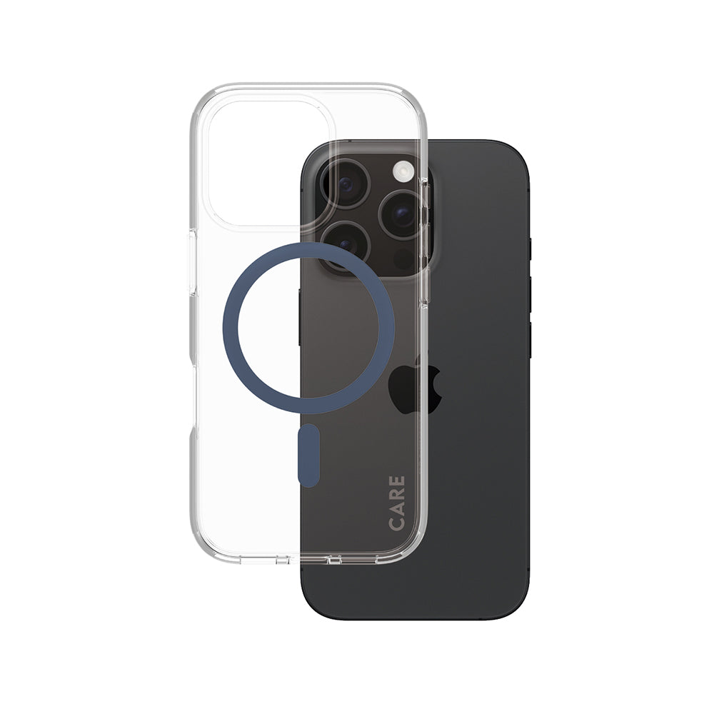 Θήκη MagSafe για Apple iPhone 16 Pro, PanzerGlass, Care Urban Combat, Διάφανη Μπλε