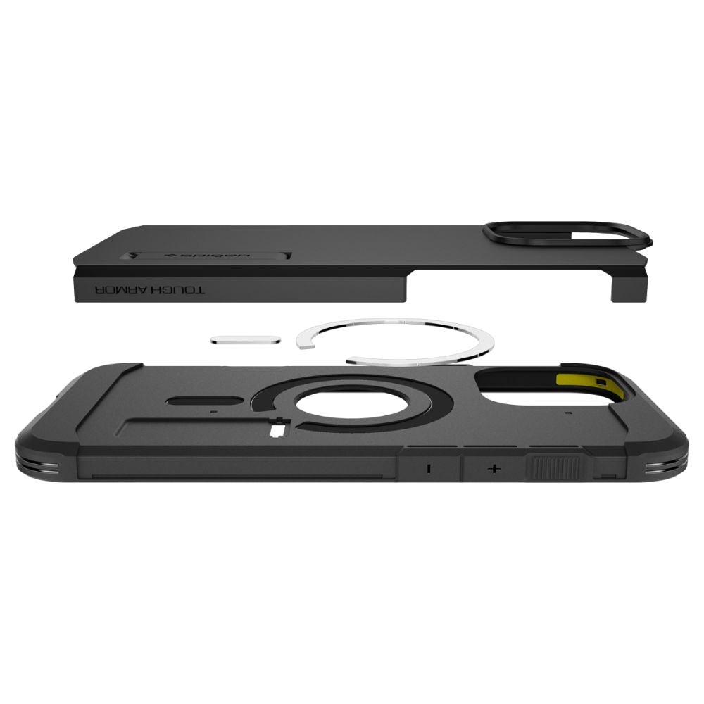 Θήκη MagSafe για Apple iPhone 16 Pro, Spigen, Tough Armor, Μαύρη ACS08146