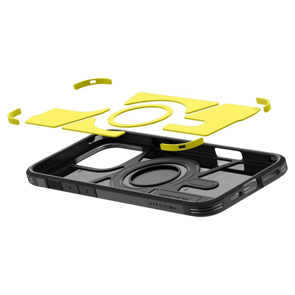 Θήκη MagSafe για Apple iPhone 16 Pro, Spigen, Tough Armor, Μαύρη ACS08146