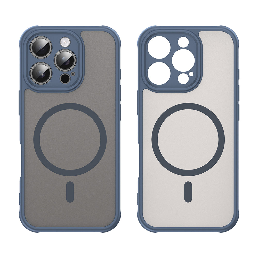 Θήκη MagSafe για Apple iPhone 16 Pro, Techsuit, HaloFrost II, Μπλε Σκούρο