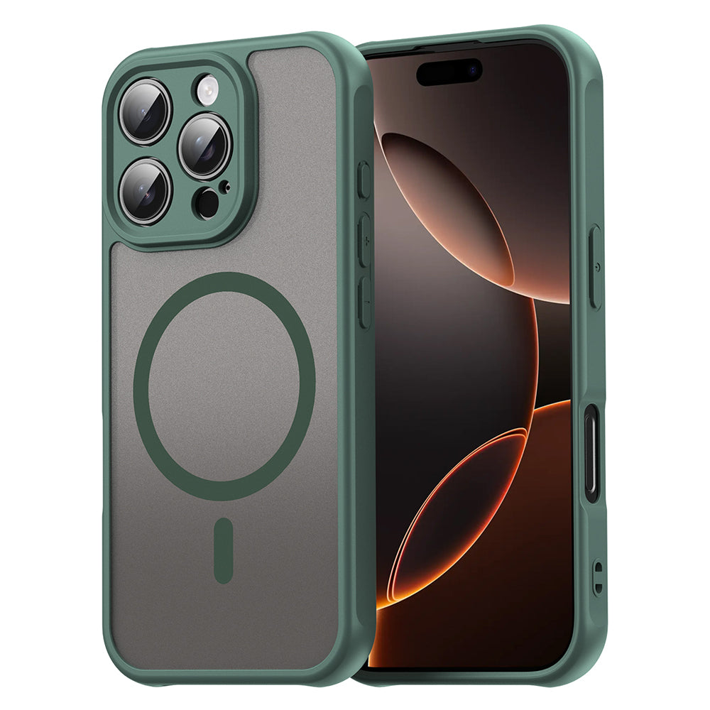 Θήκη MagSafe για Apple iPhone 16 Pro, Techsuit, HaloFrost II, Πράσινο
