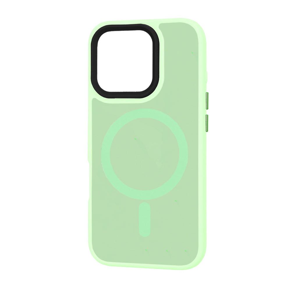 Θήκη MagSafe για Apple iPhone 16 Pro, Techsuit, HaloFrost, Ανοιχτό Πράσινο