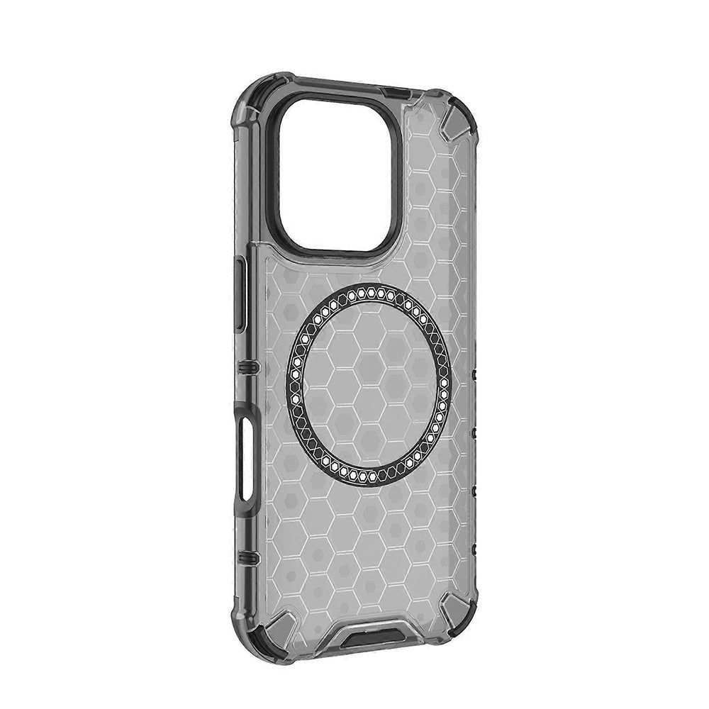 Θήκη MagSafe για Apple iPhone 16 Pro, Techsuit, HoneyComb Shield, Μαύρη