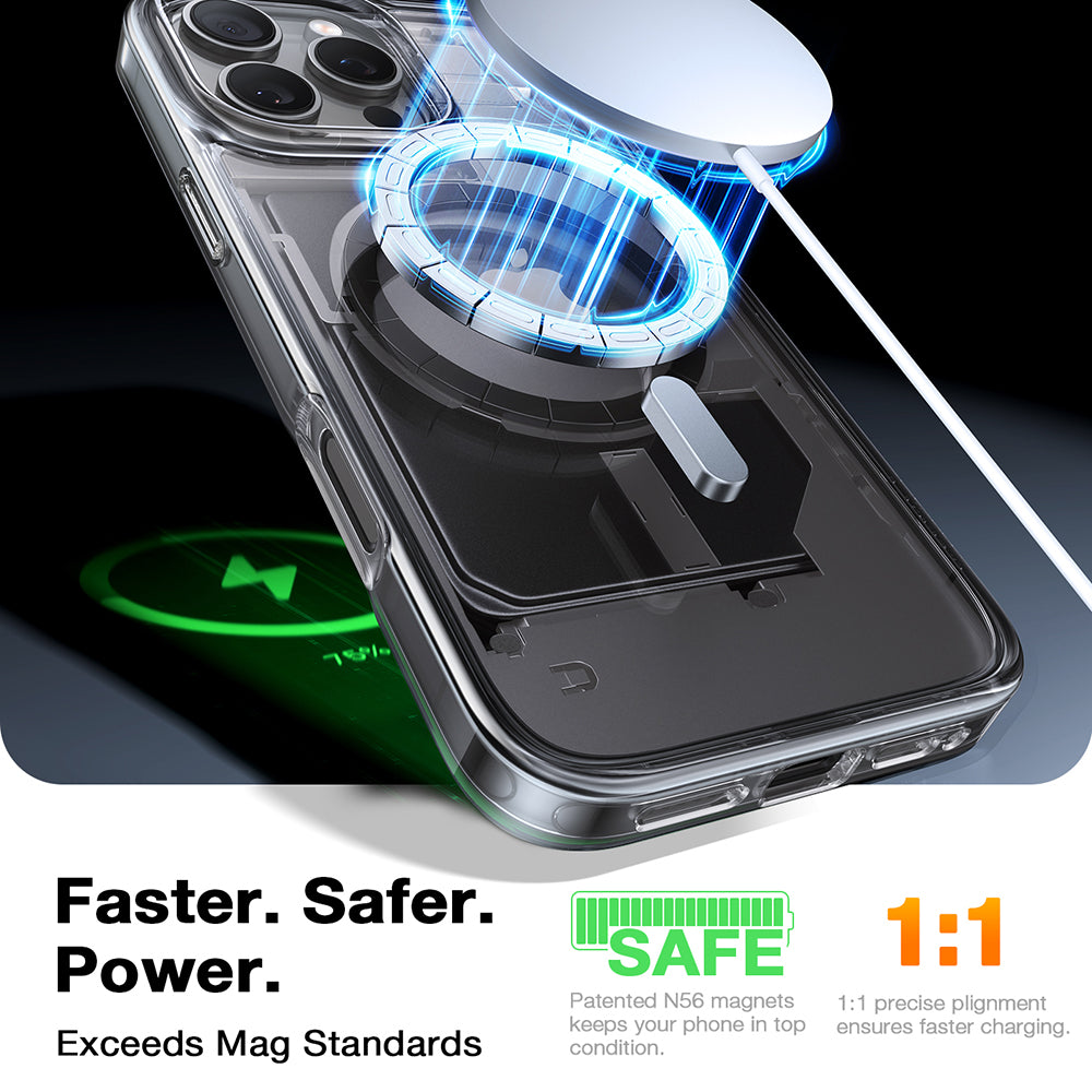 Θήκη MagSafe για Apple iPhone 16 Pro, Torras, Diamond, Διαφανής