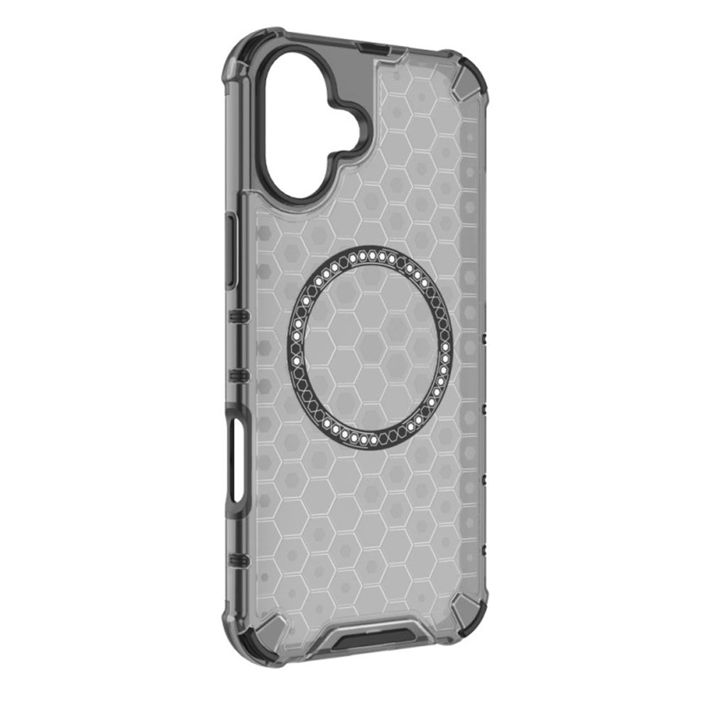 Θήκη MagSafe για Apple iPhone 16, Techsuit, HoneyComb Shield, Λευκή