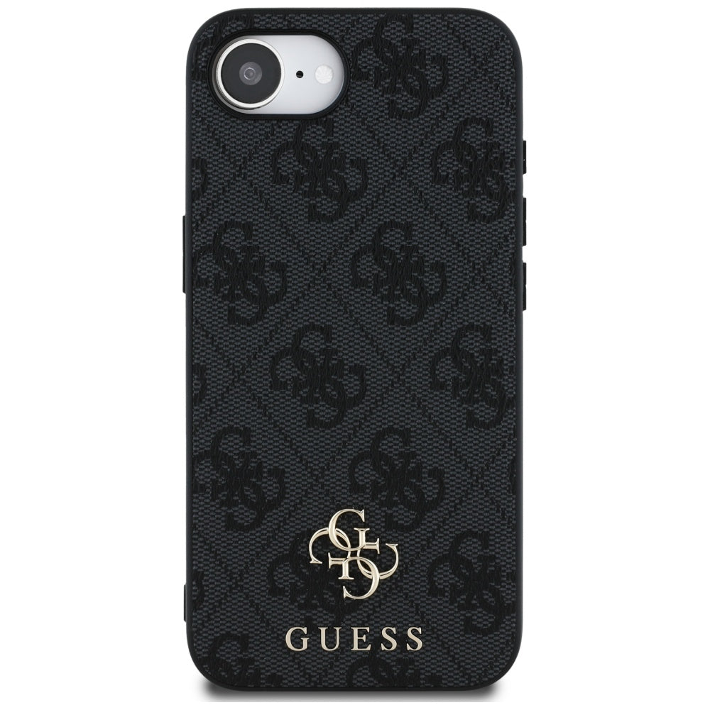 Θήκη MagSafe για Apple iPhone 17e / 16e, Guess, 4G Classic, Μαύρη
