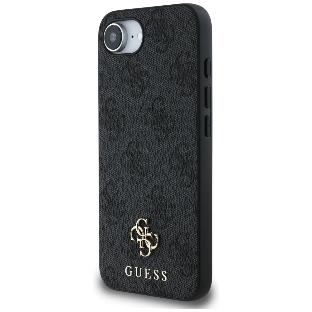 Θήκη MagSafe για Apple iPhone 17e / 16e, Guess, 4G Classic, Μαύρη