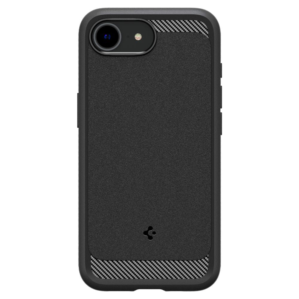 Θήκη MagSafe για Apple iPhone 17e / 16e, Spigen, Rugged Armor, Ματ Μαύρη