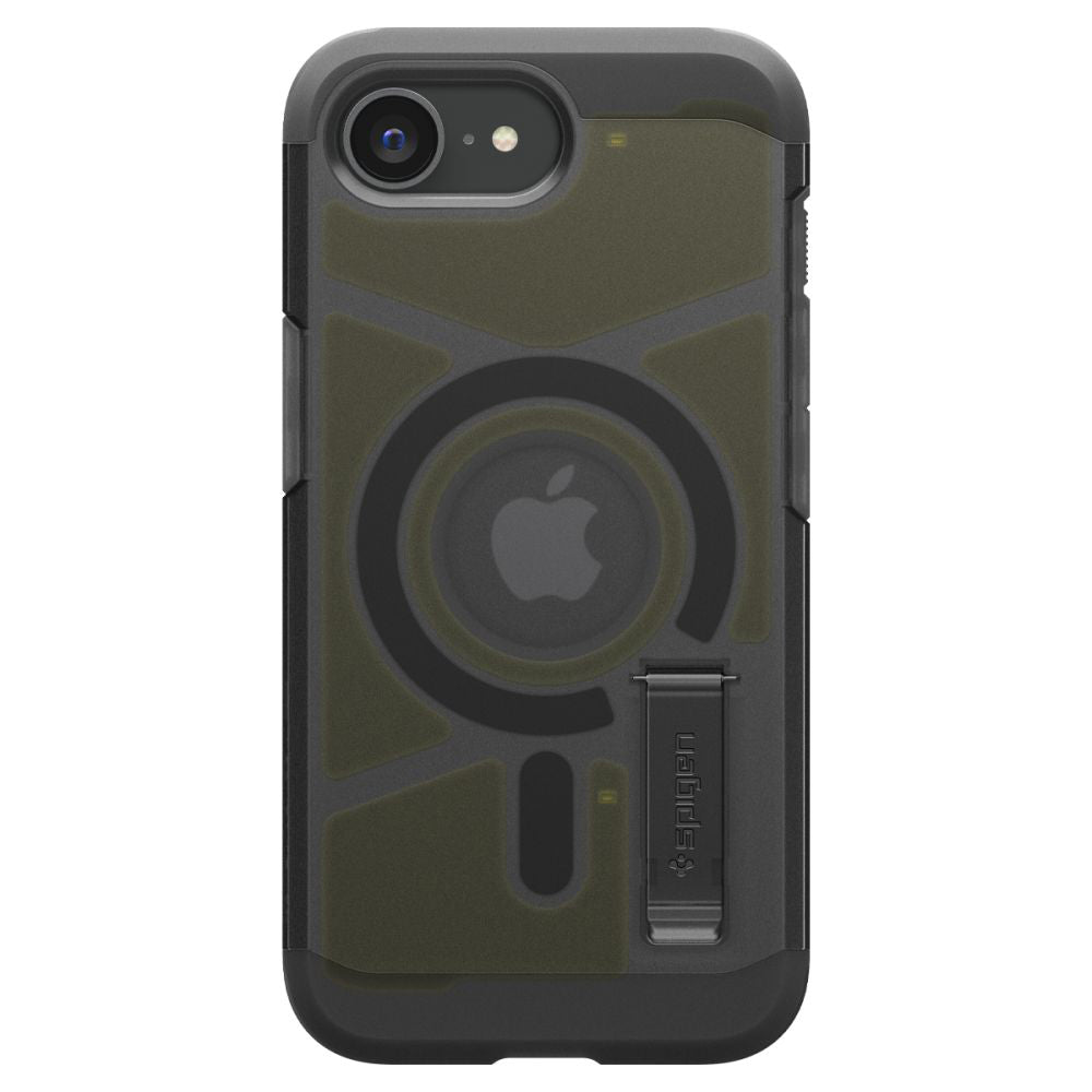 Θήκη MagSafe για Apple iPhone 17e / 16e, Spigen, Tough Armor, Ματ Μαύρη