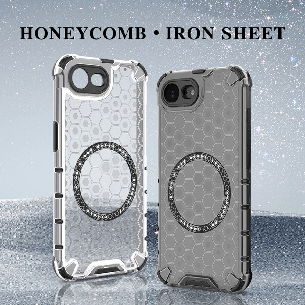 Θήκη MagSafe για Apple iPhone 17e / 16e, Techsuit, HoneyComb Shield, Μαύρη