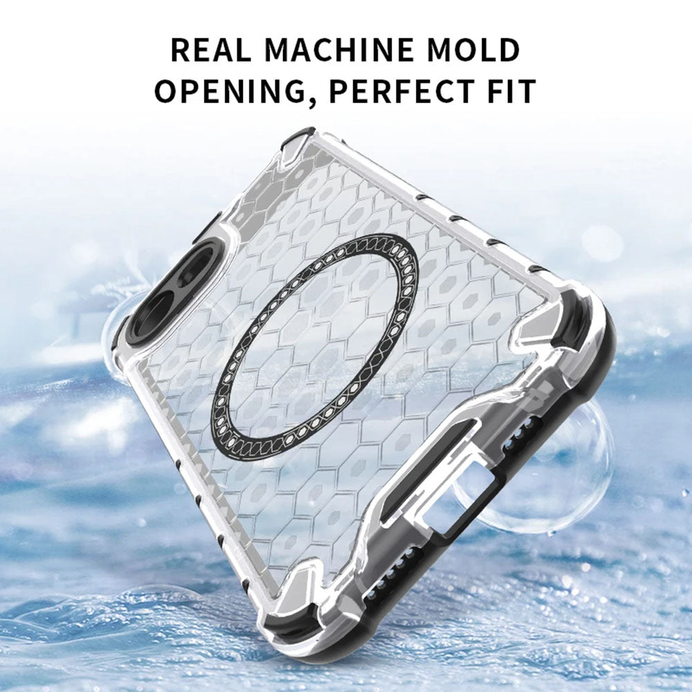 Θήκη MagSafe για Apple iPhone 17e / 16e, Techsuit, HoneyComb Shield, Μαύρη