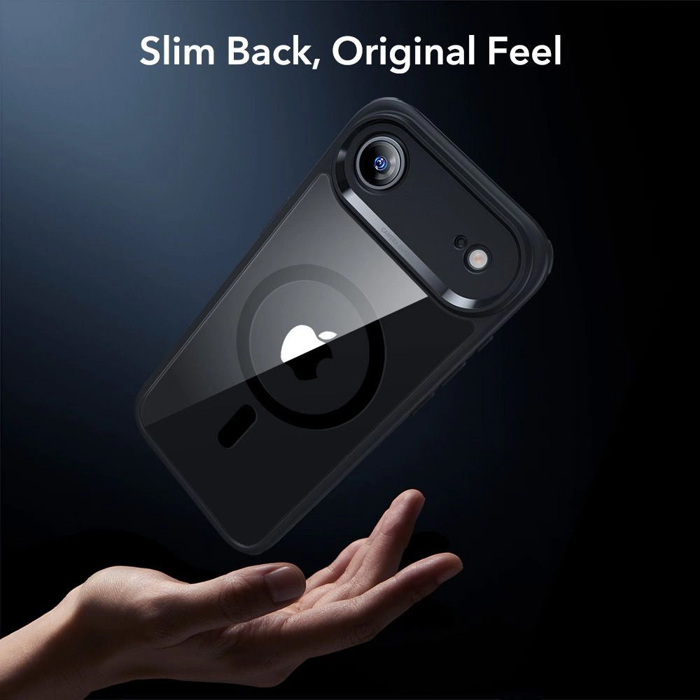 Θήκη MagSafe για Apple iPhone 17 Air, ESR, Classic Hybrid με Προστατευτικό Οθόνης, Διάφανη Μαύρη