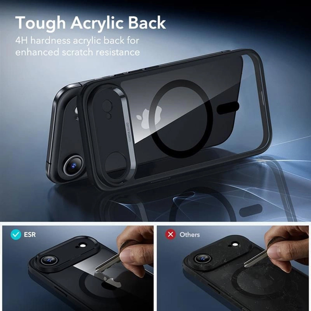 Θήκη MagSafe για Apple iPhone 17 Air, ESR, Classic Hybrid με Προστατευτικό Οθόνης, Διάφανη Μαύρη