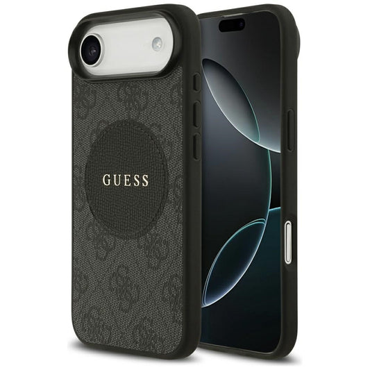 Θήκη MagSafe για Apple iPhone 17 Air, Guess, 4G Circle Classic Logo, Μαύρη