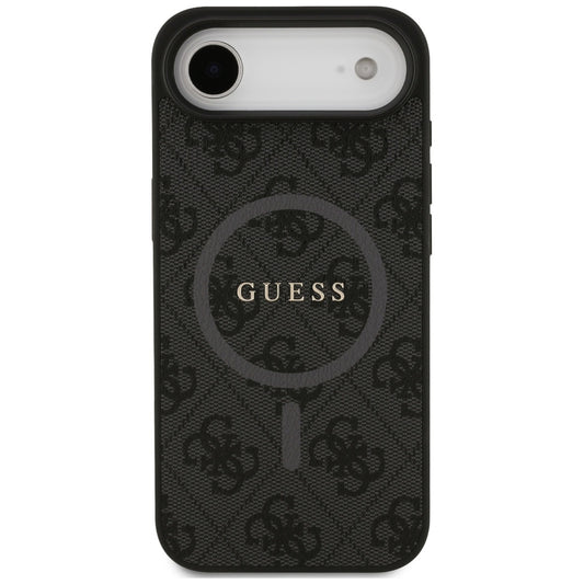 Θήκη MagSafe για Apple iPhone 17 Air, Guess, 4G Ring Classic Logo, Μαύρη