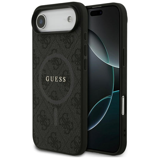 Θήκη MagSafe για Apple iPhone 17 Air, Guess, 4G Ring Classic Logo, Μαύρη