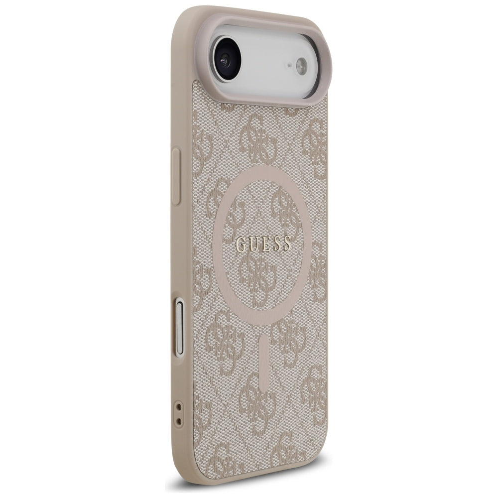 Θήκη MagSafe για Apple iPhone 17 Air, Guess, 4G Ring Classic Logo, Ροζ