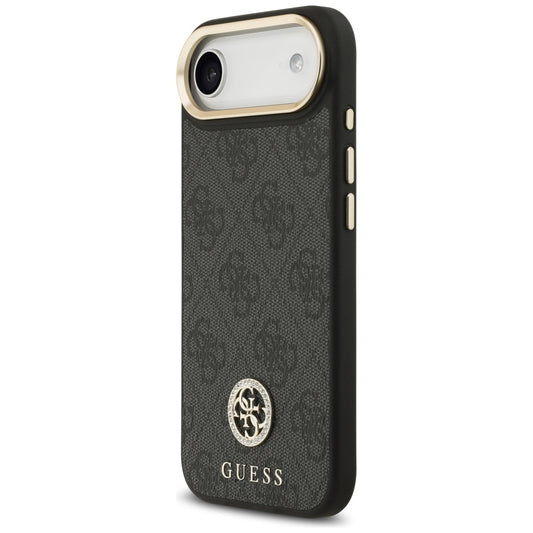 Θήκη MagSafe για Apple iPhone 17 Air, Guess, 4G Strass Logo, Μαύρη