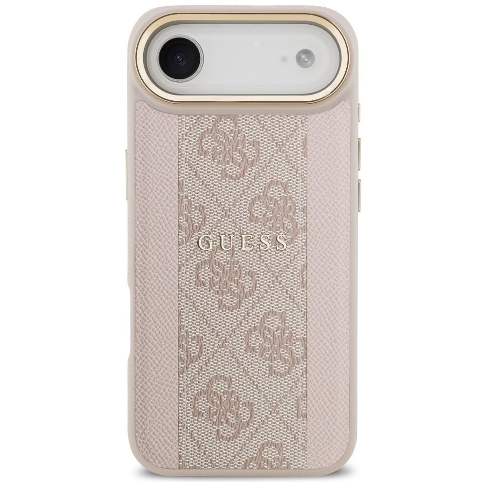 Θήκη MagSafe για Apple iPhone 17 Air, Guess, 4G Stripe, Ροζ