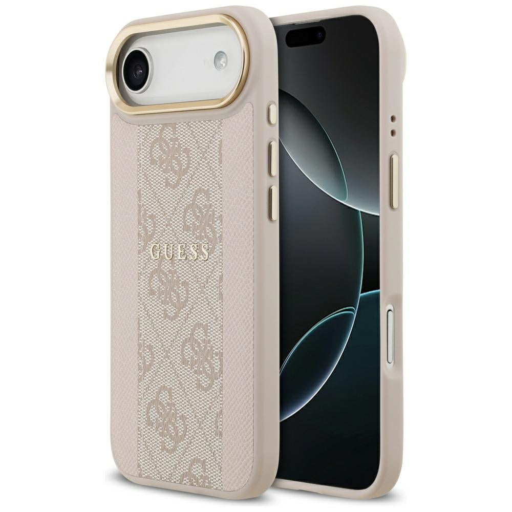 Θήκη MagSafe για Apple iPhone 17 Air, Guess, 4G Stripe, Ροζ