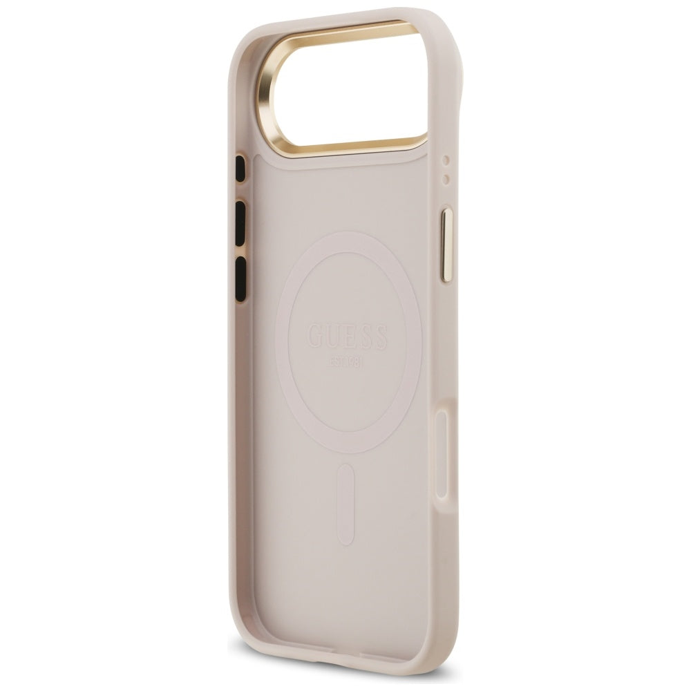 Θήκη MagSafe για Apple iPhone 17 Air, Guess, 4G Stripe, Ροζ