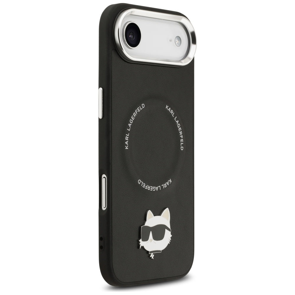 Θήκη MagSafe για Apple iPhone 17 Air, Karl Lagerfeld, Choupette Pin, Μαύρη