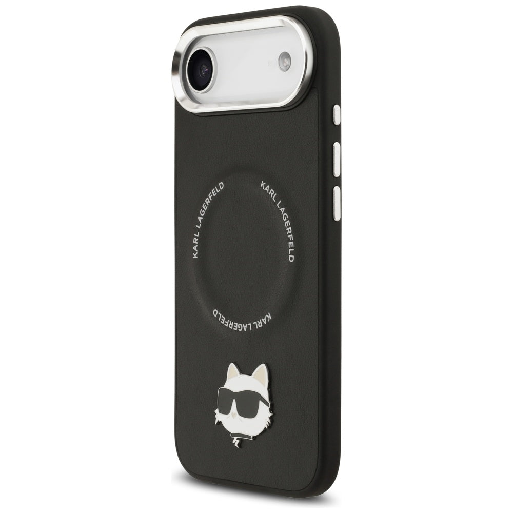 Θήκη MagSafe για Apple iPhone 17 Air, Karl Lagerfeld, Choupette Pin, Μαύρη