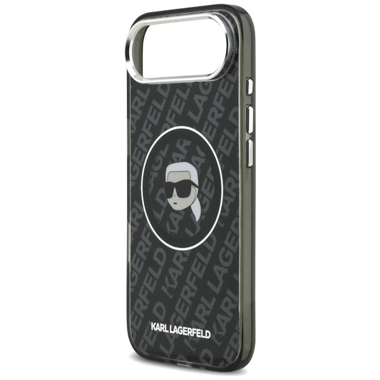 MagSafe Case for Apple iPhone 17 Air, Karl Lagerfeld, IML Karl's Head, Black