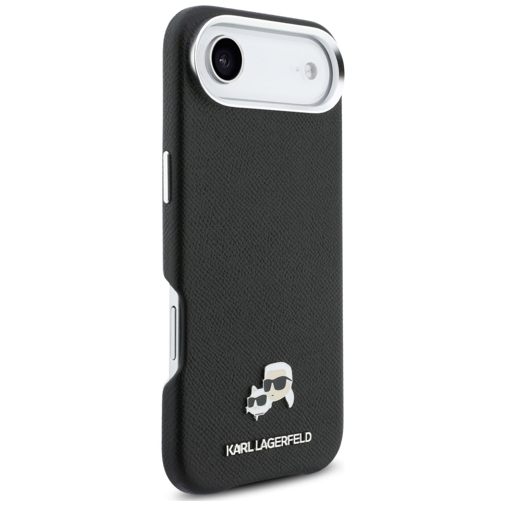 Θήκη MagSafe για Apple iPhone 17 Air, Karl Lagerfeld, Karl & Choupette Head's Pin, Μαύρη
