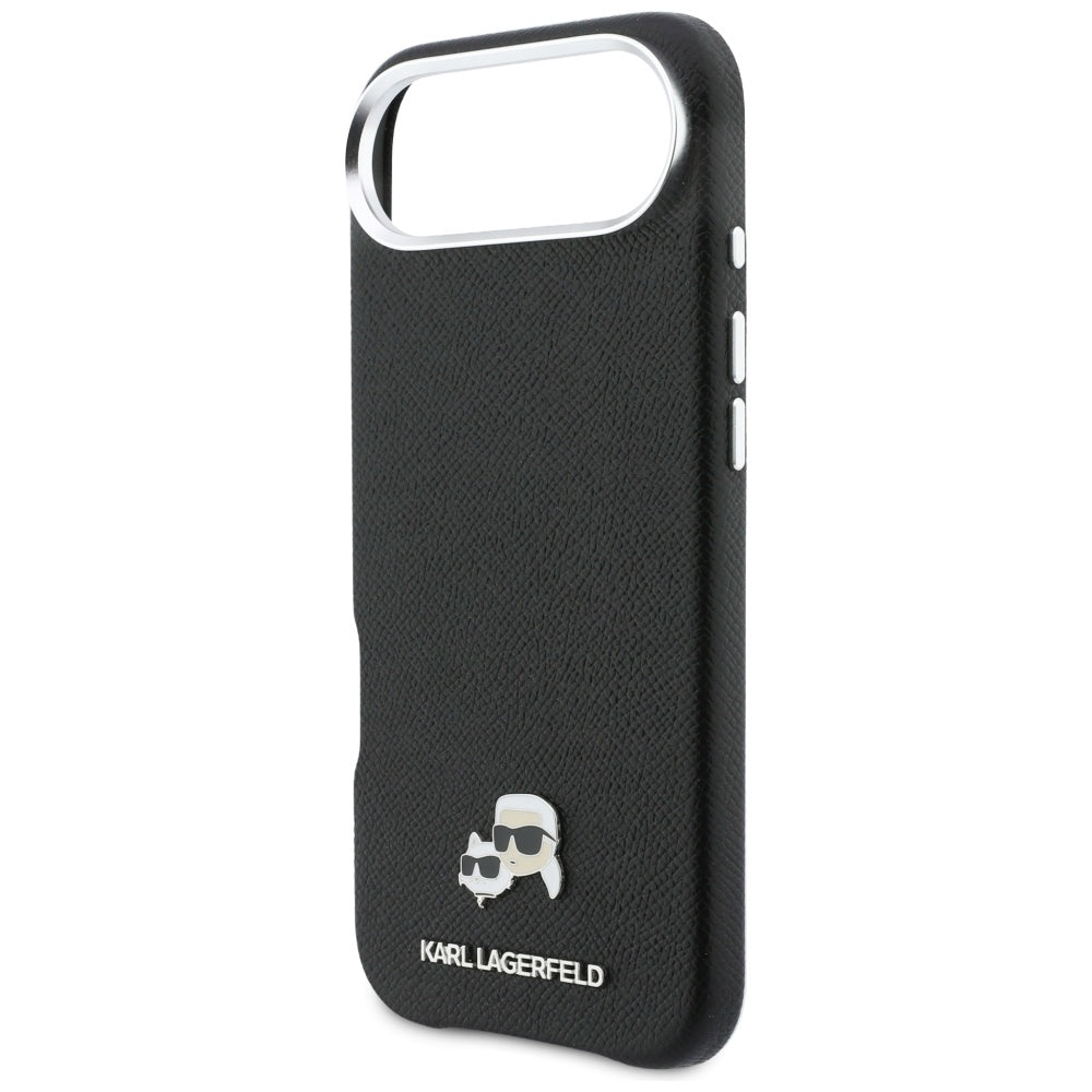 Θήκη MagSafe για Apple iPhone 17 Air, Karl Lagerfeld, Karl & Choupette Head's Pin, Μαύρη