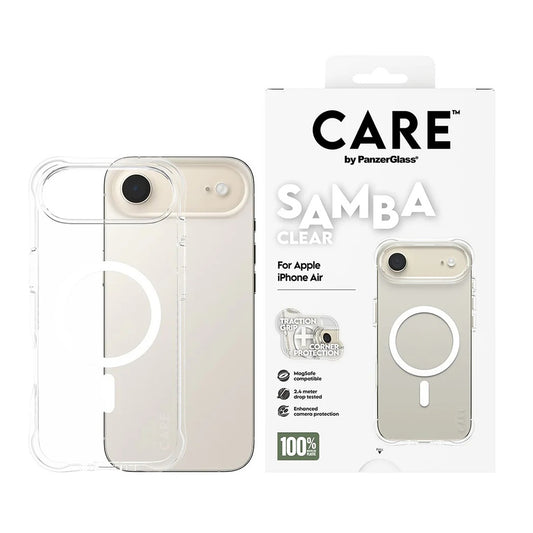 Θήκη MagSafe για Apple iPhone 17 Air, PanzerGlass, Care Fashionable, Διαφανής Λευκή