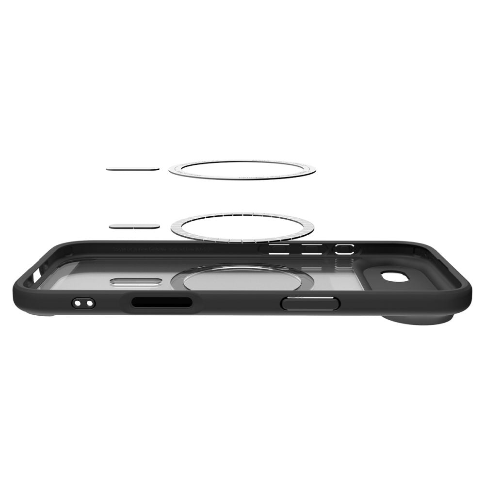 Θήκη MagSafe για Apple iPhone 17 Air, Spigen, Ultra Hybrid, Μαύρη Σατινέ ACS10316