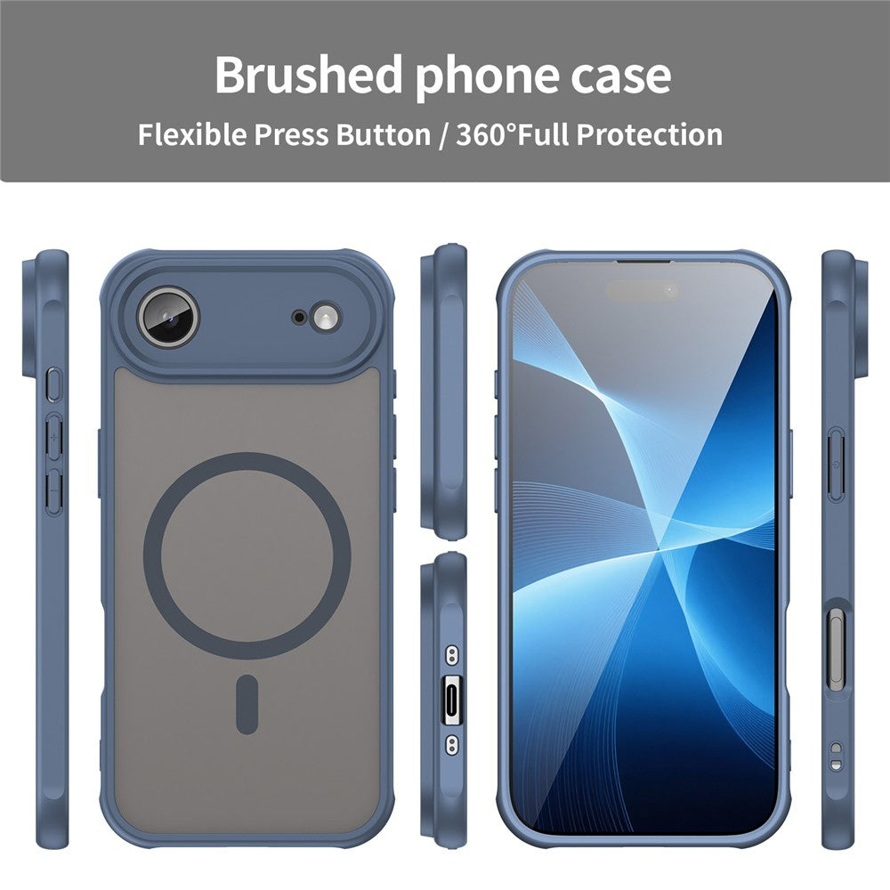 Θήκη MagSafe για Apple iPhone 17 Air, Techsuit, HaloFrost II, Μπλε Ναυτικό