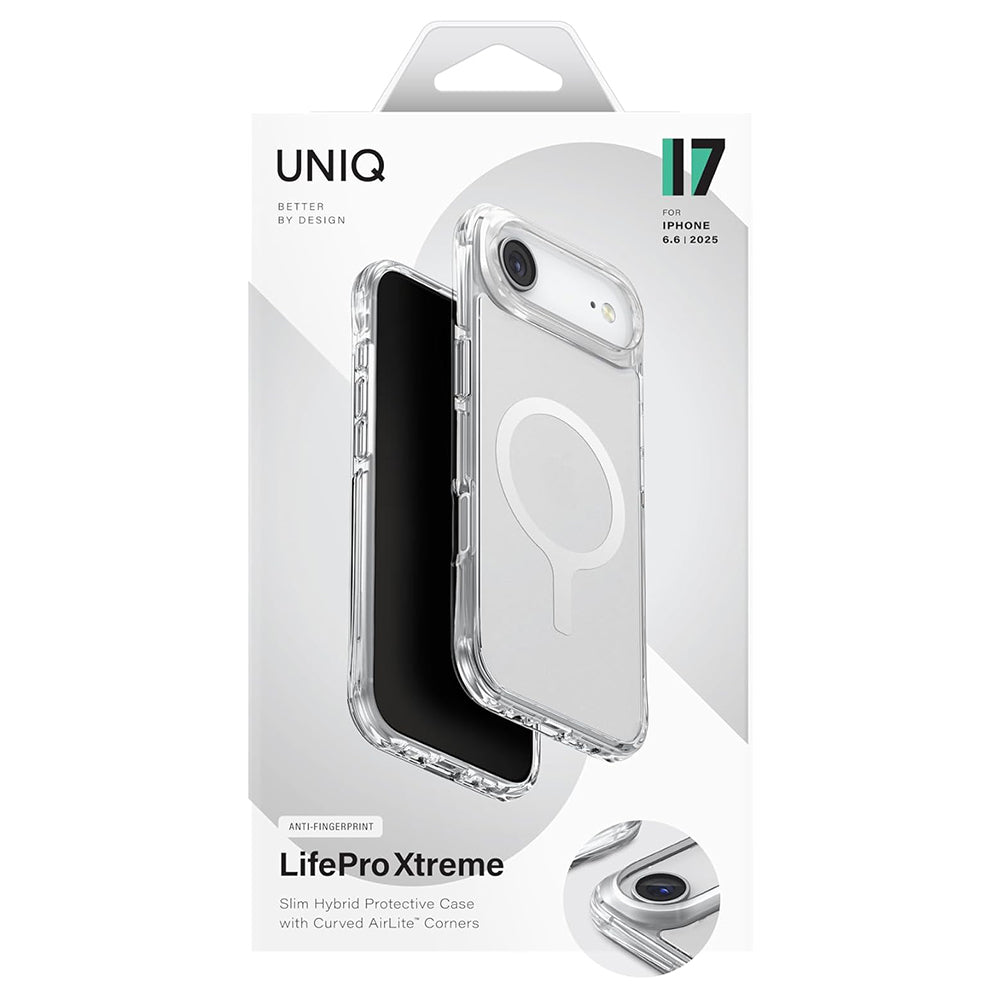 Θήκη MagSafe για Apple iPhone 17 Air, UNIQ, LifePro Xtreme MagClick, Διάφανη