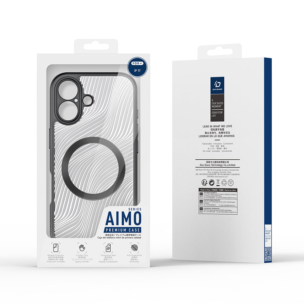 Θήκη MagSafe για Apple iPhone 17, DUX DUCIS, Aimo, Μαύρο