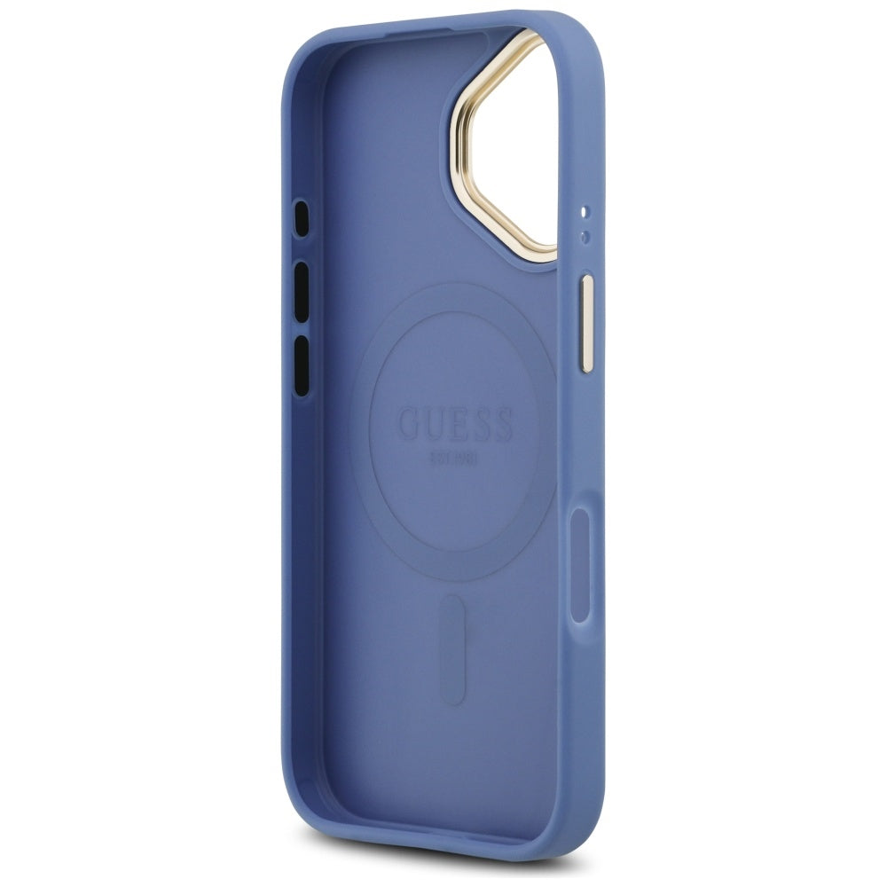 Θήκη MagSafe για Apple iPhone 17, Guess, 4G Classic, Μπλε