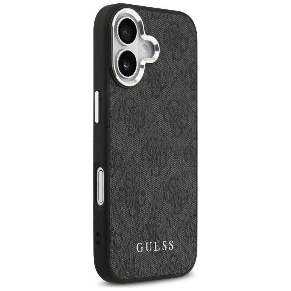 Θήκη MagSafe για Apple iPhone 17, Guess, 4G Classic Logo, Μαύρη