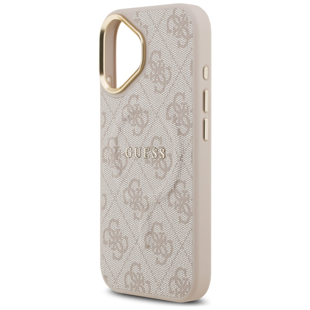 Θήκη MagSafe για Apple iPhone 17, Guess, 4G Classic, Ροζ